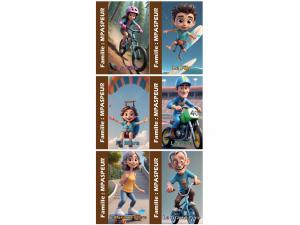 Famille personnalis�e avec logo