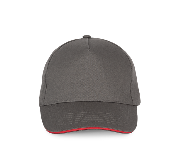 Slate Grey / Red