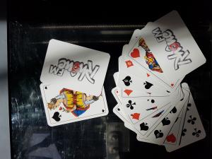 Jeu de carte Jass personnalis au verso