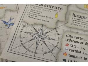Carte des Vins simili cuir personnalis