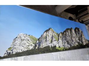 Affiche sur mesure format 169x50cm sur papier photo brillant 220g avec impression hd