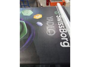 Bache de concert scne micro perfore pour SwissBorg