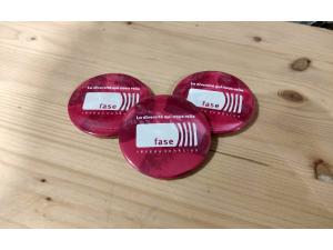 Badges rond de 56mm avec impression couleur et epingle de fixation pour Grand Imperial SA � Petit-Lancy