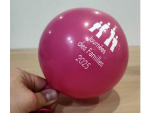 Ballons baudruche gonflable pastels impression s�rigraphie 1 couleur pour Givaudan SA � Vernier 