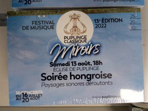 Impression des tickets d'entre pour le Puplinges classique festival
