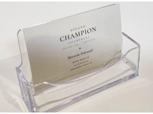 Carte de visite imprim� avec pelliculage mat et dorure or foil