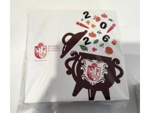 D�pliant Classique 9cm pli� en deux avec impression couleurs pour STOJAN VOUMARD � carouge