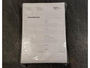Flyer A5 imprim� quadri couleur sur papier Extra white 120g pour Michel Forestier Opticiens SA � Gen�ve
