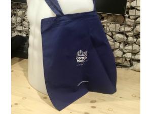 Sac tote bags shopping en cotton avec s�rigraphie 1 couleur mod�le AX12853 pour Saentys � Geneve