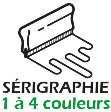 S�rigraphie 1 � 4 couleurs : (Maximum 50x40 mm)