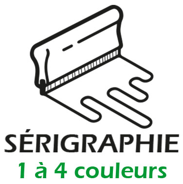 S�rigraphie 1 � 4 couleurs : (Maximum 120x70 mm)